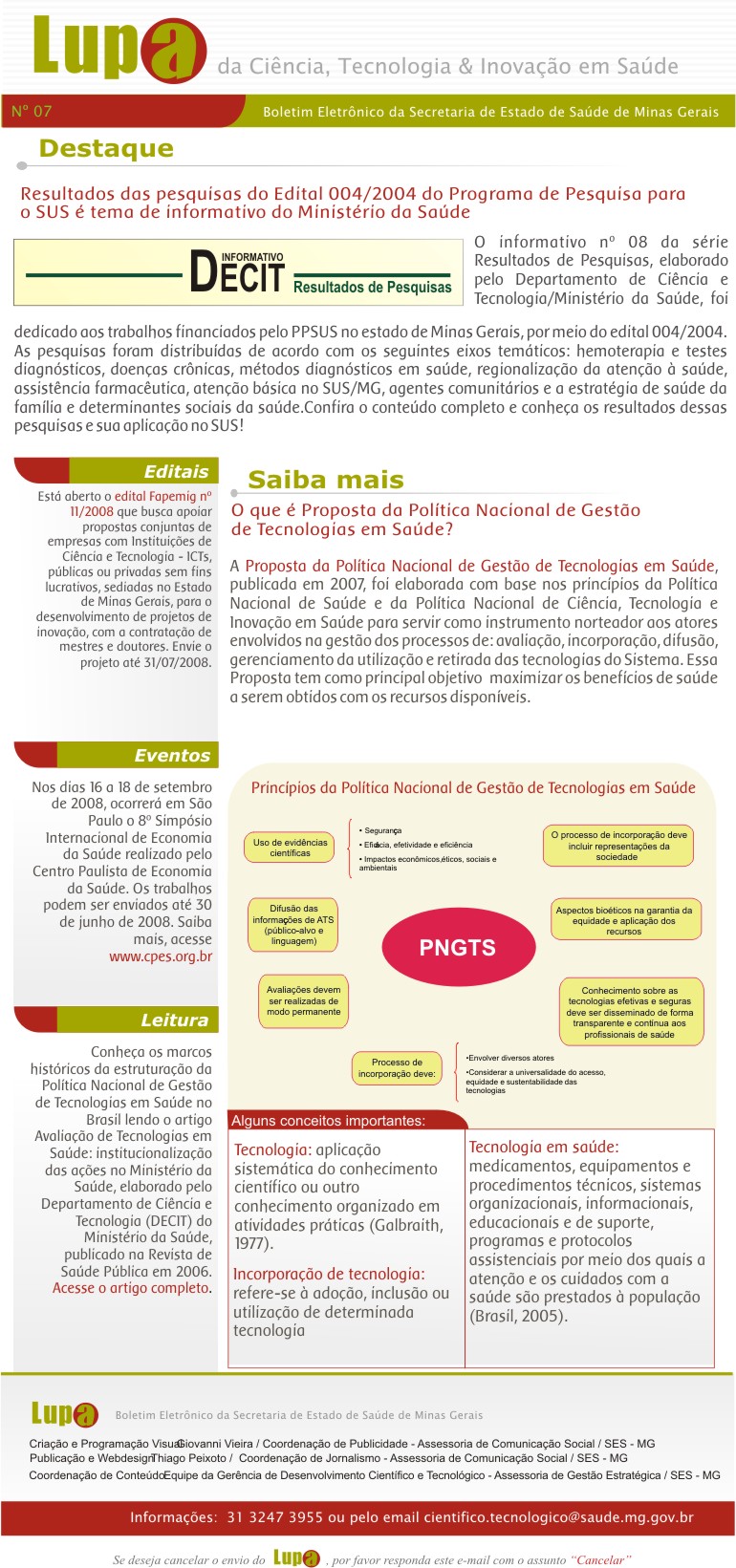 Lupa 7ª edição Lupa 7ª edição
