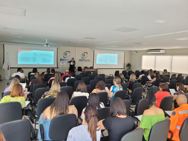 Capacitação da rede realizada em novembro de 2022 com participação de referências da SRS Varginha Créditos: Secretaria Municipal de Saúde de Varginha 