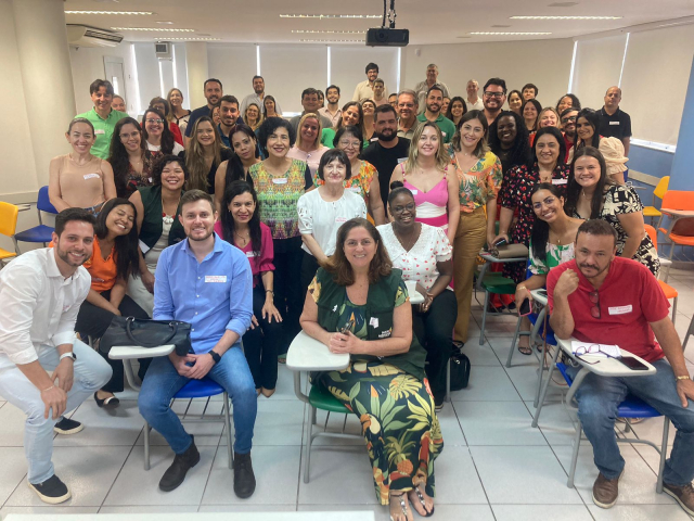 Acolhimento aos profissionais do Programa Mais Médicos da Superintendência Regional de Saúde de Uberaba, no auditório do Senac Uberaba