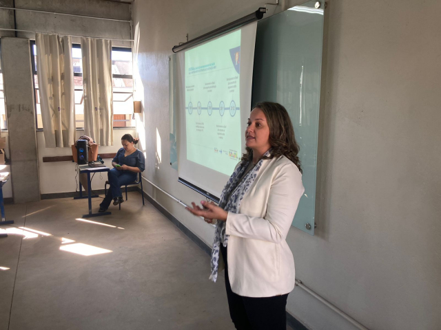 Aline Fernandes, coordenadora do Núcleo de Vigilância Epidemiológica da GRS Itabira