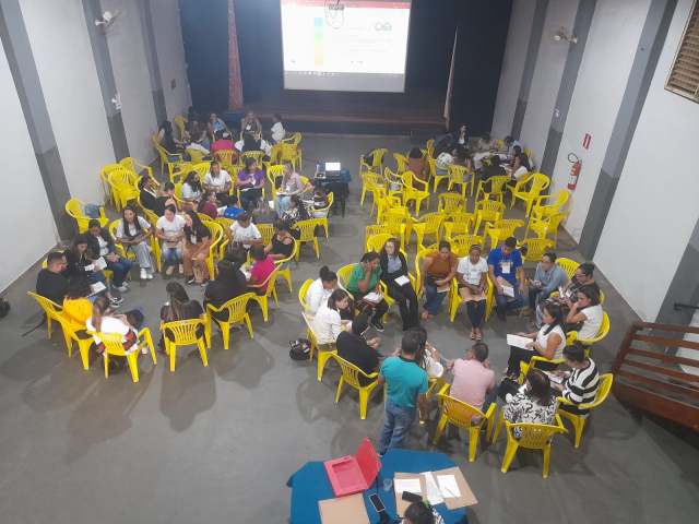 Oficina realizada em Araçuaí